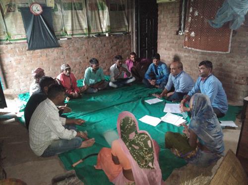 VDC Meeting held at Chiliyavat Village, Chhotaudepur, for NPM and FPC.